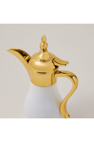 Dallaty white/gold mini vacuum flask 300 ml