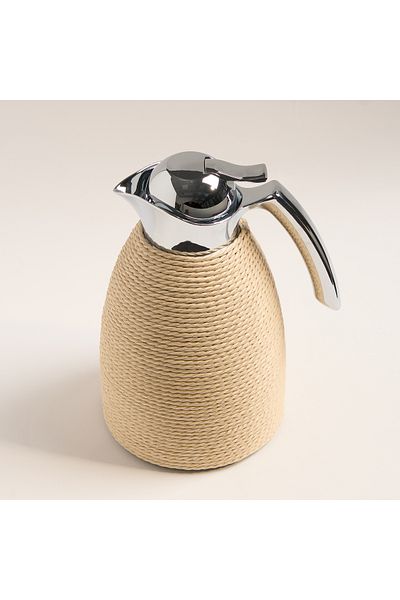Dallaty vacuum flask light beige rope 1L