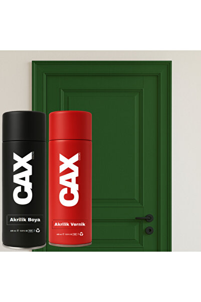 caxcolors AHŞAP & LAKE & MDF & PANEL KAPI BOYASI AKRİLİK SPREY BOYA 400 ML + ...