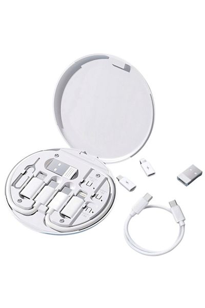 OEM Multifunctional Portable Kit, Phone/Tablet Adapters, 5 in 1, Phone Holder Function, USB-A/USB-C/Ligh