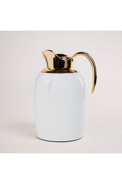 Dallaty Sarab steel vacuum white/gold 1.3L