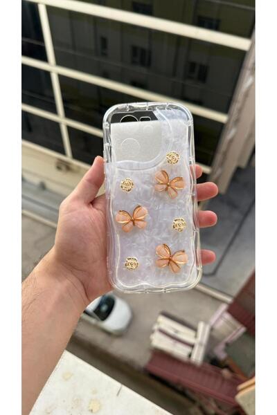 Rivor Xiaomi Mi 13T & Mi 13T Pro Uyumlu Kılıf Kamera Korumalı Kelebek Ve Çiçe...