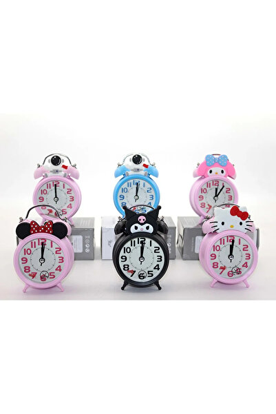 Store Çalar Saat Tatlı Figürlü – Eğlenceli Sevimli Masa Saati 12x7 cm