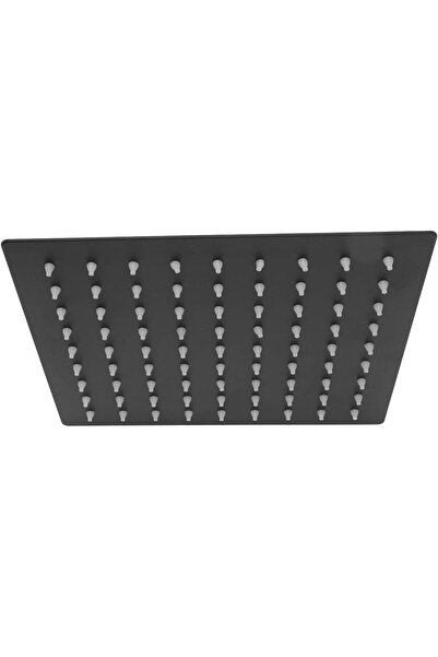 fitto رأس دش مطري أسود غير لامع 20*20 -