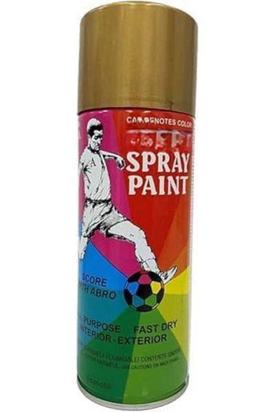 fitto Golden Spray Paint by FITTO, Quick Drying, Easy to Use, Versatile for Indoor and Outdoor Surfaces, W