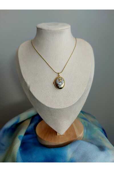 Kaan Accessoire قلادة من حجر الزركون الذهبي أليا أنكا