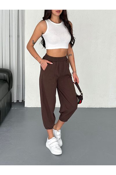 02Lady Fashion PANTALONI DIN ȚESĂTURĂ GABARDINE CU LATIȚI DETALII DE CUSUT