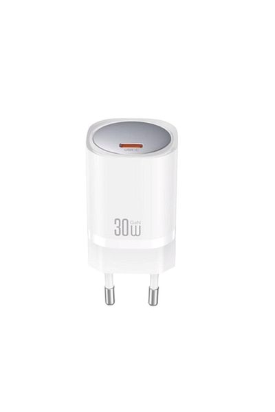 OEM Incarcator Retea, 30W, Incarcare Rapida, USB-C PD+ QC 3.0, Alb