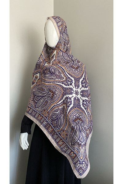 feronis Retro Design Cotton Scarf