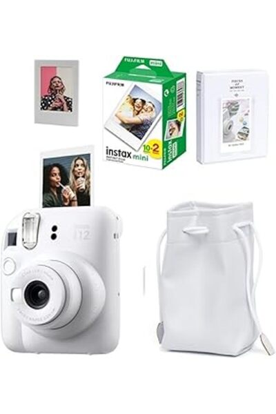 NETWORK ART كاميرا فوجي فيلم إنستاكس ميني 12 - فيلم 20 لتر - حافظة برباط - أل...