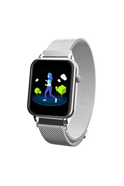 İSP Ceas SmartWatch LikeSmartFiT YPRO, 1.3" HD Display, Notificari, Monitorizare Ritm Cardiac si Tensiun