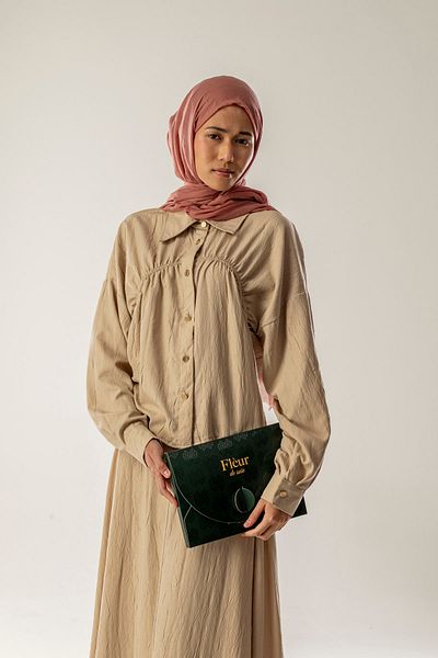 FLEUR SOİE Cotton Shal Dry Rose
