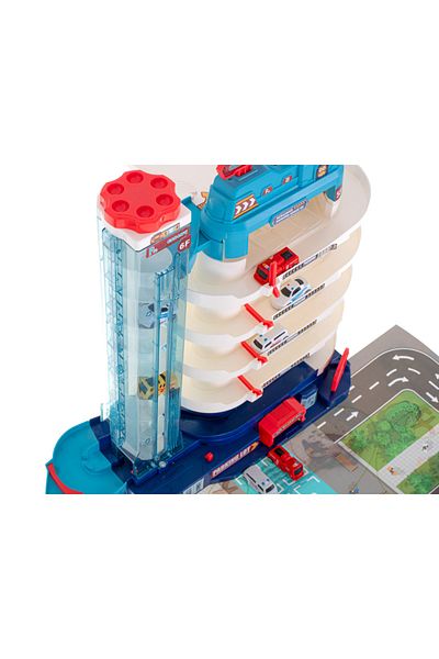 LikeSmart ISP "LikeSmart City Parking Lot" Children's Parking Circuit, Lights and Sounds, 5 Levels, 8 Tables