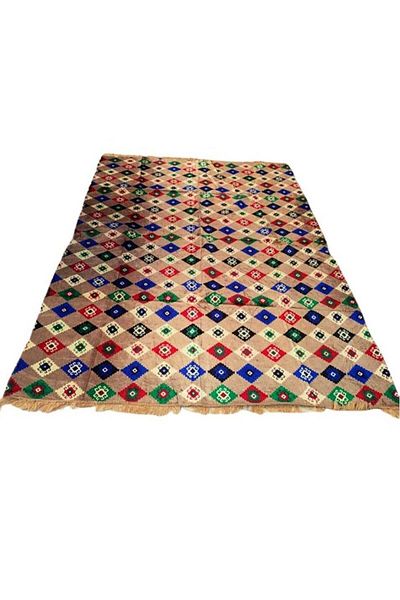 Generic Ground seating mat for trips, camping, hiking, and wilderness, heritage rug, size 200 x 150