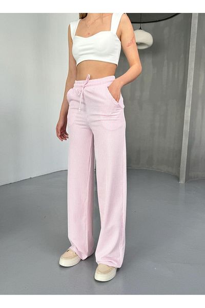 GiyimBu Waterway Striped Loose Trousers