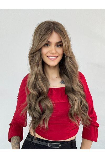 Fenomen Peruk Vip Wig in Russian Auburn Human Hair Texture