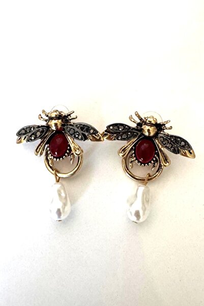 Angels And Wings Arı Model Şık Tasarım Küpe