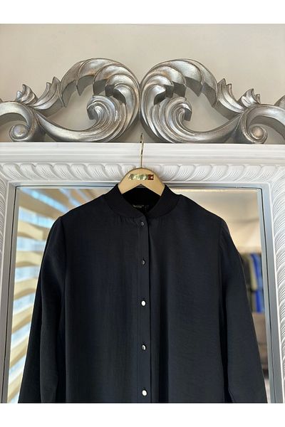 Invee 6674m Modal Shirt - Black