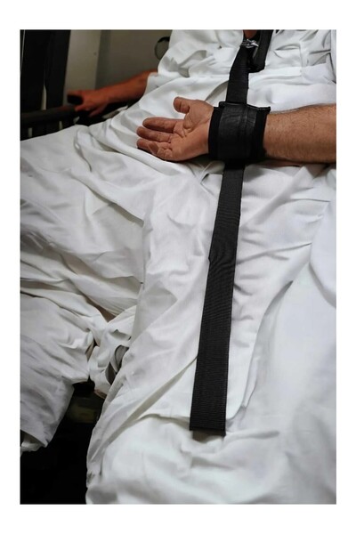 ALUSLİVE 2li Hasta El Ayak Bağlama Kemeri Hasta Bağlama Bilekliği (AL56)