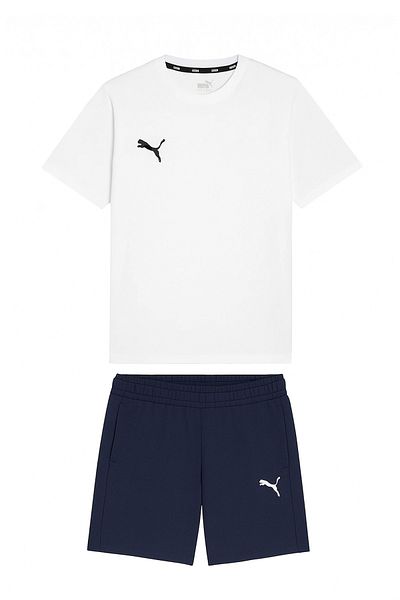 Puma TimeGoal Casual 658608-658615 Αθλητικό κοστούμι με κοντό μπλουζάκι