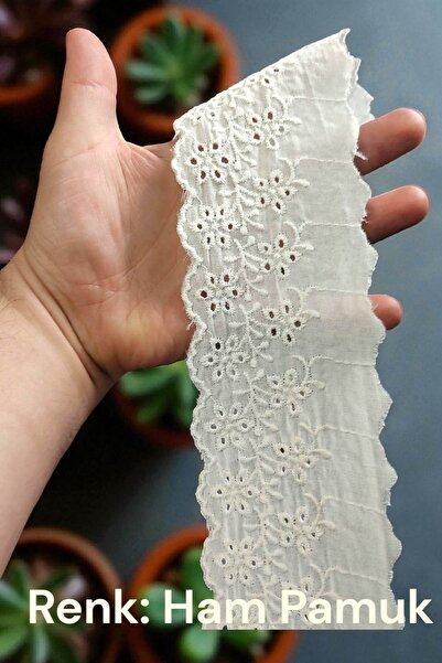 DUAYEN Pamuk Fisto Dantel gönül bahçesi Desen 1 Metre