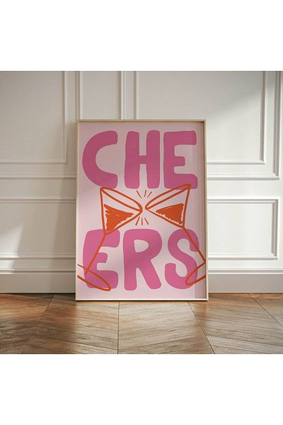 NT Handmade Natural Wooden Framed Uv Printing Chers Patterned Table Set – Modern & Stylish Kitchen Cocktail Wall Decor