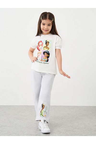 Styli Graphic Print Wide Leg Joggers