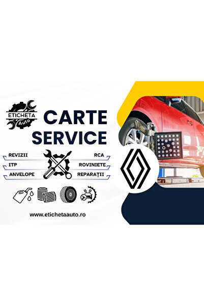 Eticheta Auto Carte service Renault