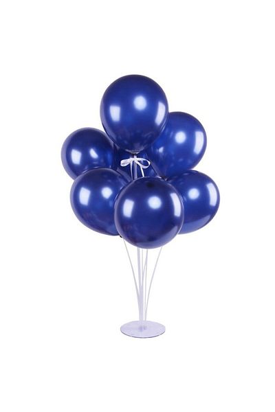 ZENVİVA Metallic Balloon Dark Blue 50 Pieces