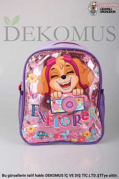 PAW PATROL New Season Licensed Single Compartment Small Size 32 cm Kindergarten Bag with Dekomus