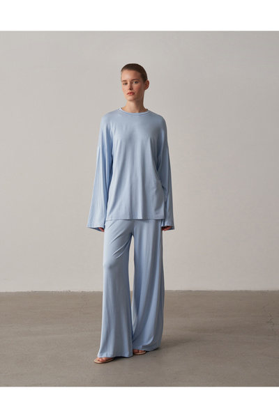 lessandromance Relaxed Formlu Lie Bluz