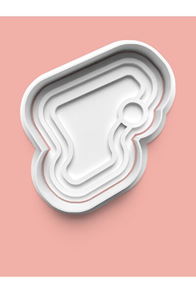 AKTASTORE قالب بسكويت حلبة السباق وقالب عجينة السكر