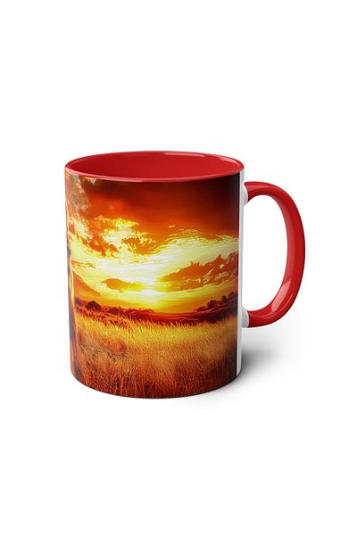 DUBLEMETRE Lion Printed Mug
