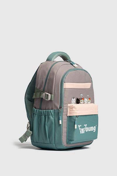 Fiyaka Young 51943 School Backpack Student Daily Travel Holiday Sports Walking Trip Green