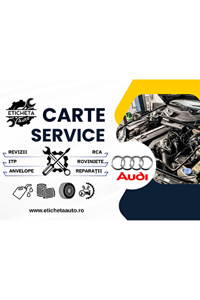 Eticheta Auto Carte service Audi