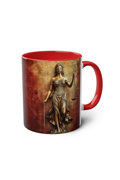 DUBLEMETRE Justice Scales Printed Mug