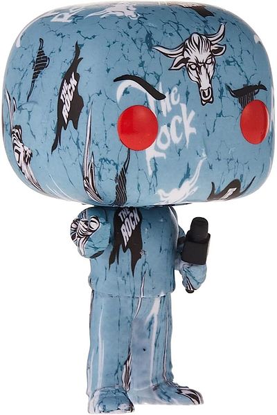 Funko WWE The Rock Brahma Bull Artist Series With Protector Pop! Vinyl