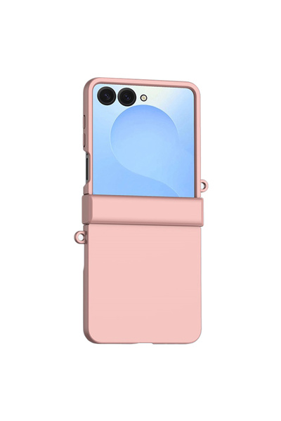 REDz Accessories Hinged Protective Case for Samsung Galaxy Z Flip7, Shockproof, Light Pink