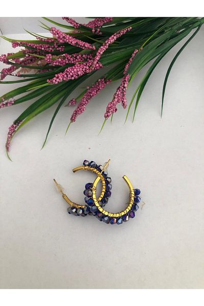 DOĞALYA Women's Crystal Stone Earrings