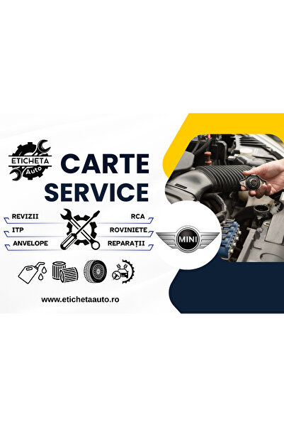Eticheta Auto Carte service Mini Cooper