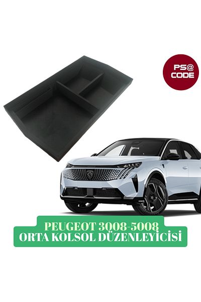 psa code For Peugeot 3008 P64 E-3008 2024 Center Console Armrest Storage Box, Armrest Organizer