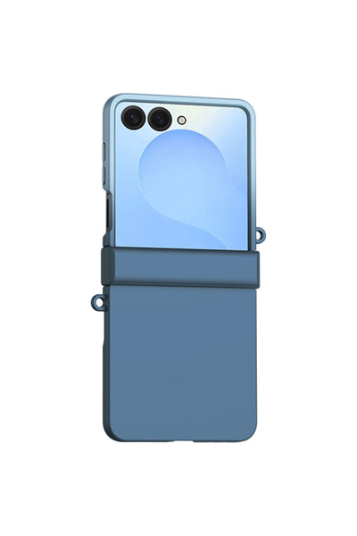 REDz Accessories Hinged Protective Case for Samsung Galaxy Z Flip7, Shockproof, Gradient Blue
