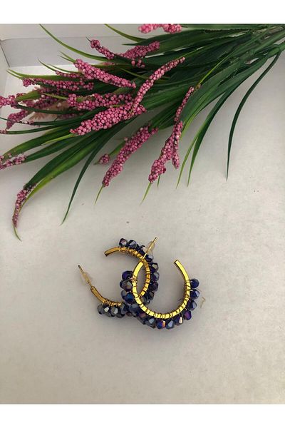 DOĞALYA Women's Crystal Stone Earrings