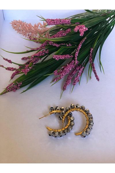 DOĞALYA Women's Crystal Stone Earrings