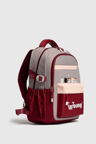 Fiyaka Young 51943 School Backpack Student Daily Travel Holiday Sports Walking Trip Bordo