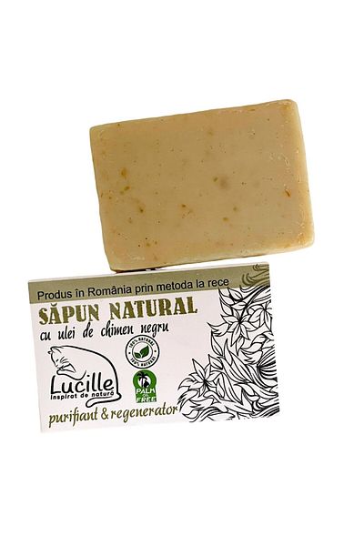 Lucille Soap With Black Cumin Oil - Purifying And Regenerating, 90 G