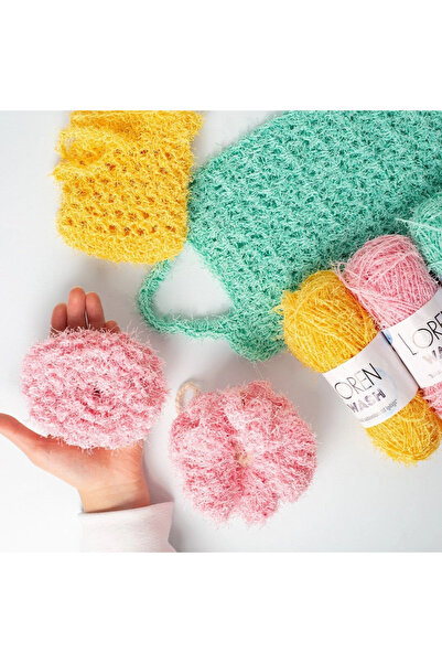 Ethab Ticaret Loren Wash Yellow Hand Knitting Lanyard - R002 - 34036