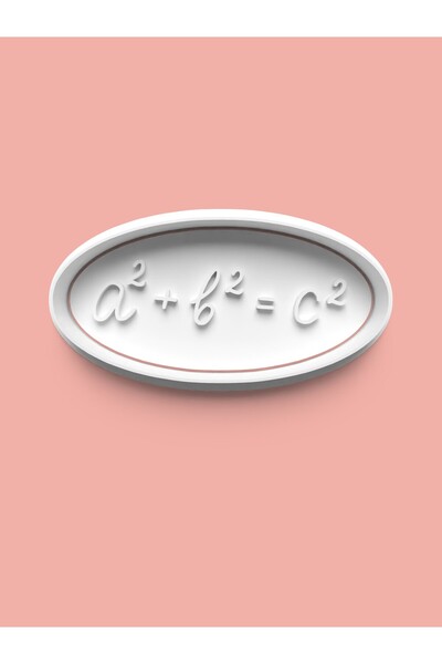 AKTASTORE قالب بسكويت بطابع الرياضيات وقالب عجينة السكر