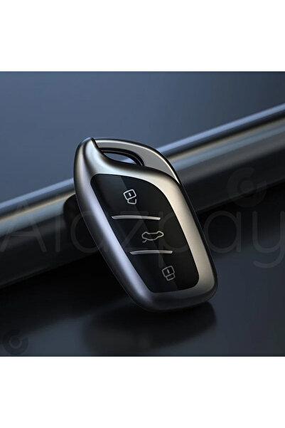 Alazpay MG Hs Zs Zx Gt Ev Mg5 Mg6 Roewe Rx3 Rx5 I5 Erx5 I5 I6 تيتان رمادي غطاء مفتاح من البولي يوريثان
