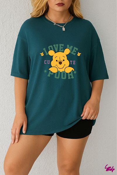 SevMode Μπλουζάκι με στάμπα Love Me Pooh